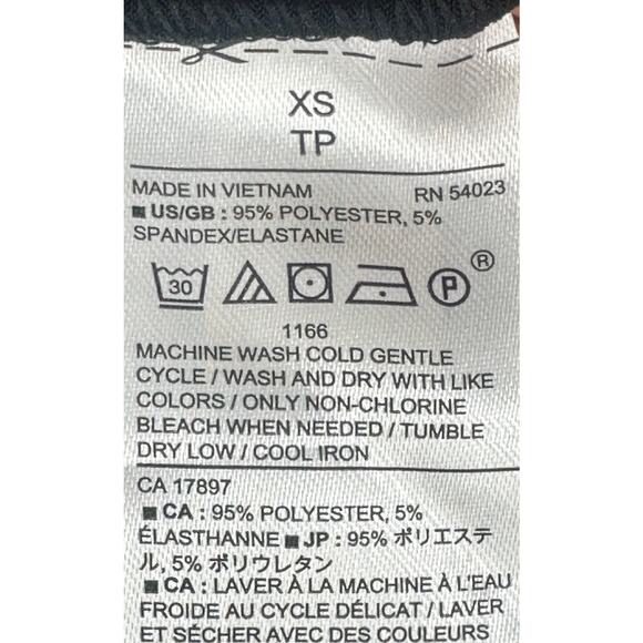 Banana Republic Black Midi Dress Timeless Elegance Split Sleeveless Summer XS - Picture 5 of 8